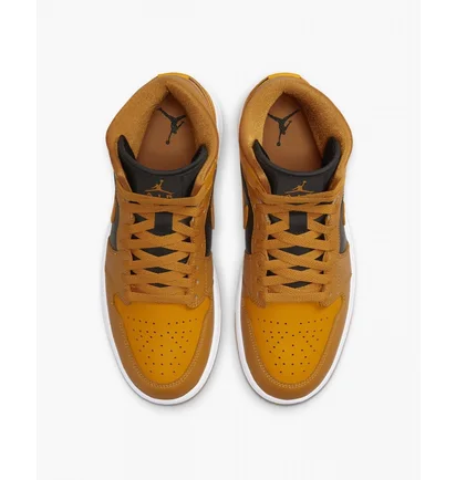Кроссовки женские Air Jordan Wmns Air 1 Mid Orange BQ6472-700