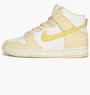 Кроссовки женские Nike Dunk High White/Yellow DD1869-201
