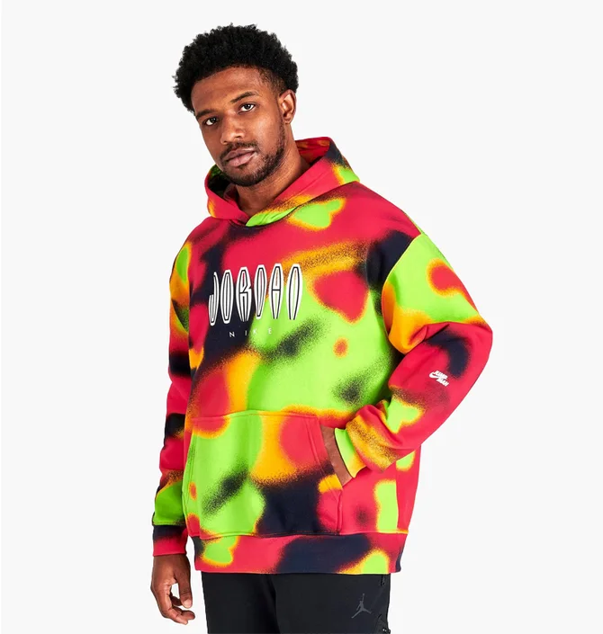 Худи мужское Air Jordan Flight Mvp Multicolor Fleece Hoodie Multi Dv4587-612