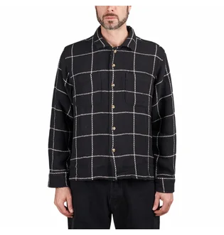Рубашка мужская OBEY Santo Woven Shirt Black 181200384-BKM