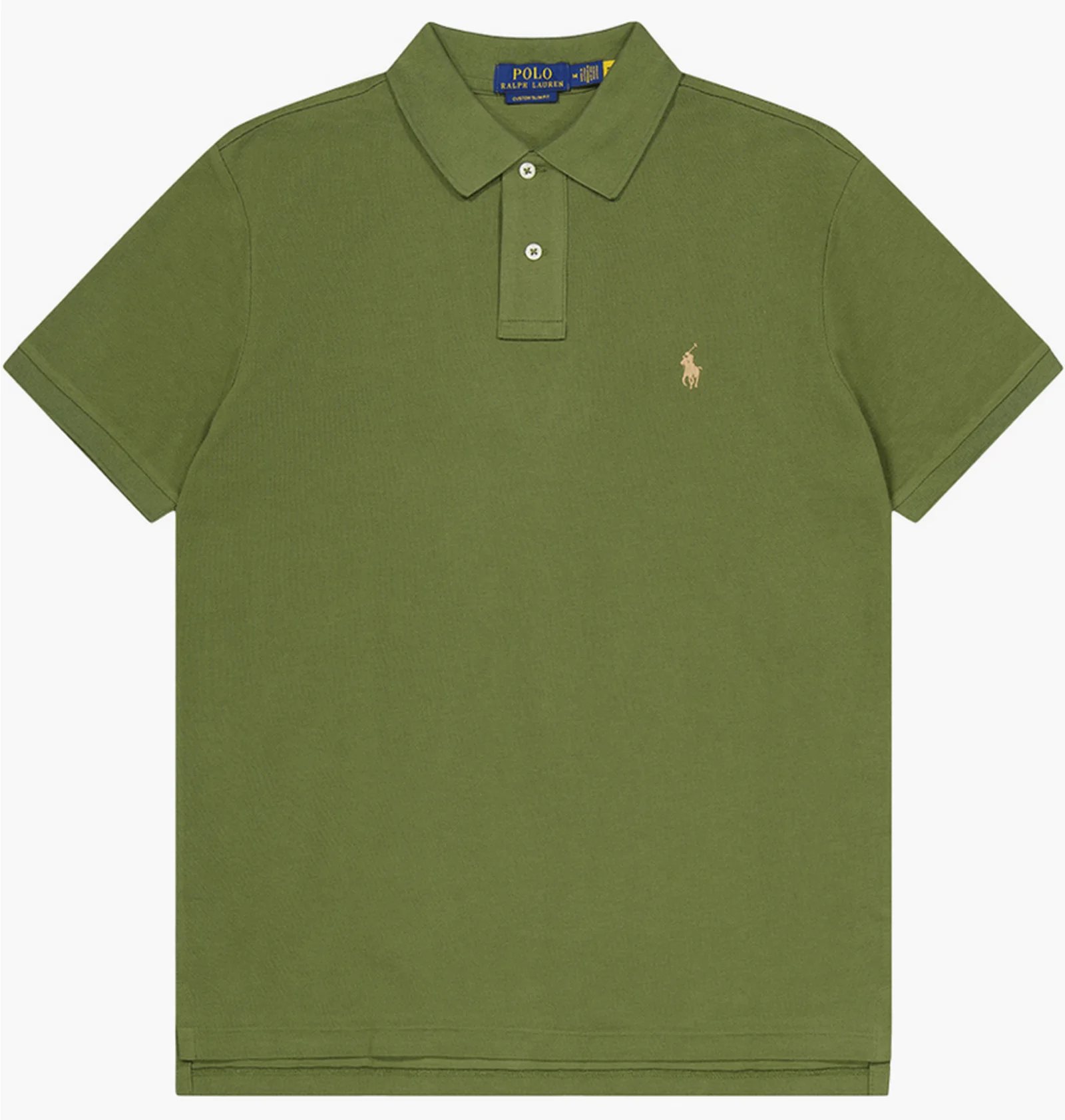 Polo Ralph Lauren S オリーブグリーン ᐉ Поло чоловіче Polo Ralph Lauren Custom Slim Fit Mesh Polo Shirt