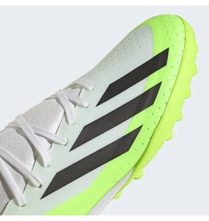 Сороконожки унисекс Adidas X Crazyfast.3 Turf Shoes White/Green ID9337