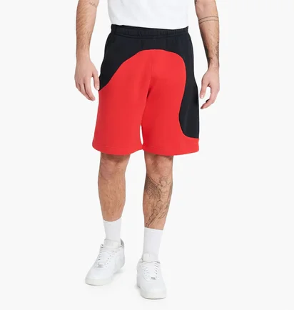 Шорты мужские Nike Club Fleece Color Clash Shorts Black/Red Dr9856-010
