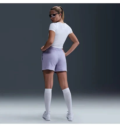 Шорты женские Nike Nsw Club Flc Ft Mr 4 Violet HJ1282-533