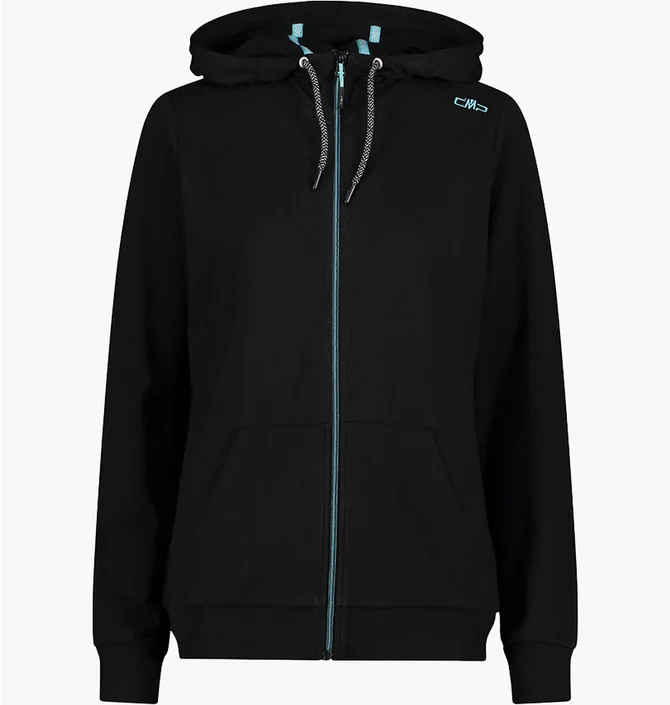 Олимпийка женская CMP Jacket Fix Hood Black 32D8016-U901
