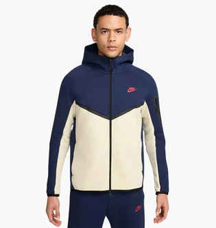 Толстовка мужская Nike Tech Fleece 2024 Blue/Beige HV6512-410