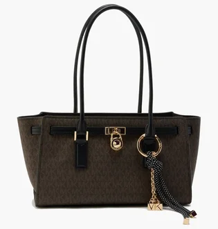Сумка жіноча Michael Kors Hamilton Tote Charm Handbag Brown 30F5GNXT0B-292-BROWN-136122