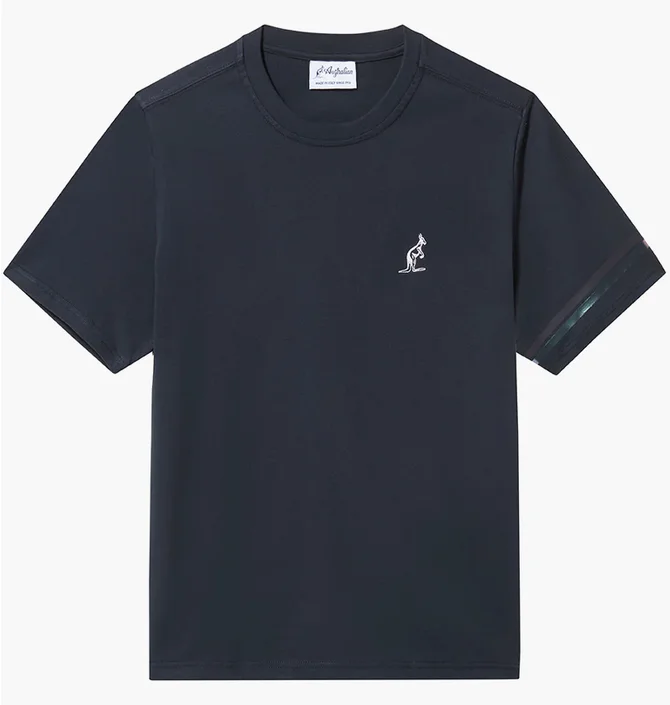 Футболка мужская AUSTRALIAN Cotton Club T-Shirt Black LSUTS0016-200