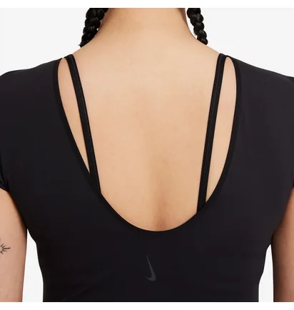 Футболка жіноча Nike Yoga Luxe T-Shirt Black DC5257-010