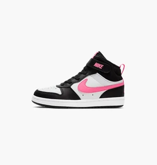 Кроссовки детские Nike Court Borough Mid 2 White/Black CD7783-005