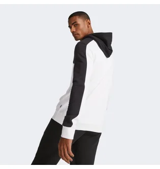 Худи мужское Puma Ess Block X Tape Hoodie White 675173-01
