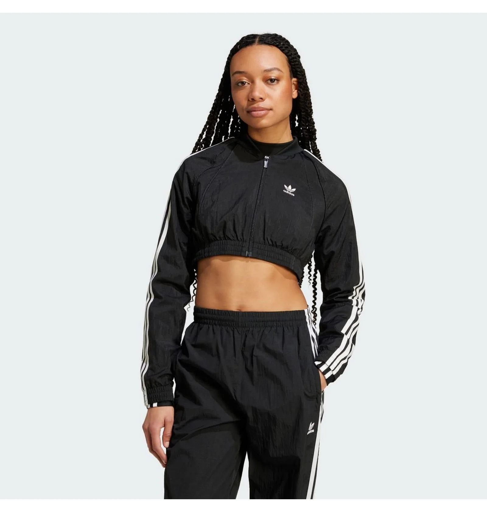 ᐉ Олимпийка женская Adidas Originals Slim Crop Black IW5484