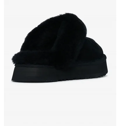 Тапочки женские Ugg Disquette Slippers Black 1122550-Blk