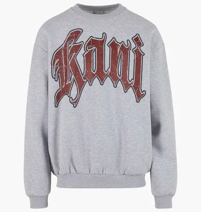 Світшот чоловічий Karl Kani Inside Out Crew Grey 60200015