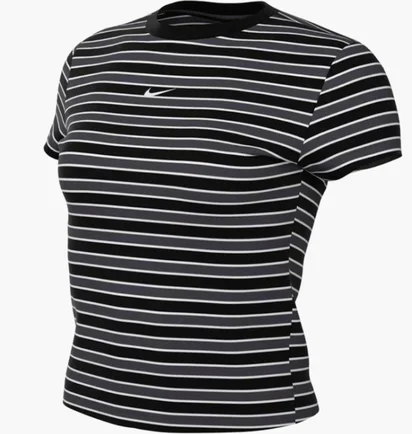 Футболка женская Nike Chill Knit Tee Pnx Black/Grey HF9524-010