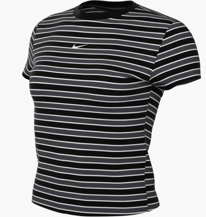 Футболка женская Nike Chill Knit Tee Pnx Black/Grey HF9524-010