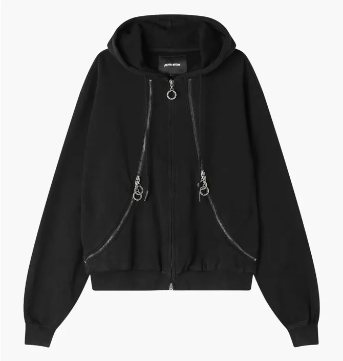 Толстовка унісекс Fucking Awesome Zippers Black PN20258