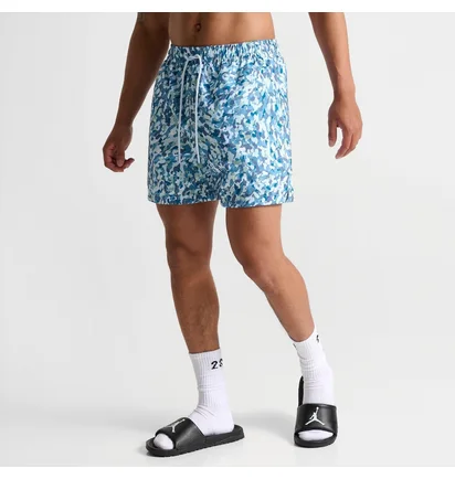 Шорты мужские Air Jordan Essentials Allover Print Poolside Shorts Light Blue FN4635-423