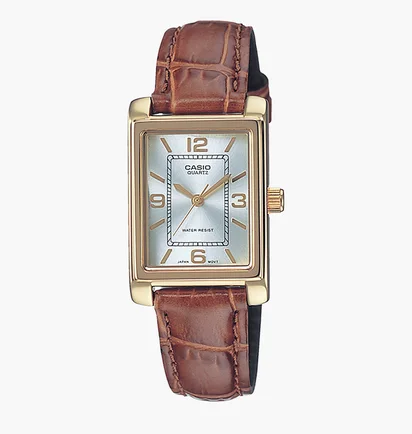 Часы женские Casio Wo Vintage Square Leather LTP-1234PGL-7A