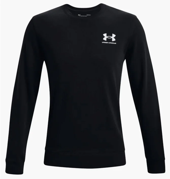Лонгслив мужской Under Armour Rival Terry Black 1370404-001