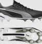 Бутсы унисекс Puma King Ultimate Mxsg Black/Grey 107866-01