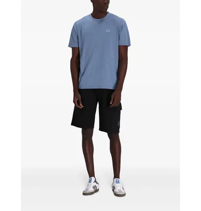 Шорти чоловічі C.P. Company Light Fleece Cargo Lens Shorts Black 18CMSB069A-002246G-999