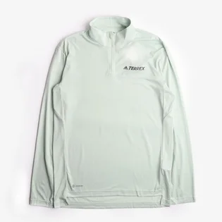 Лонгслив мужской Adidas Originals Terrex Multi Half Zip Long Sleeve T-Shirt Green Hi1613