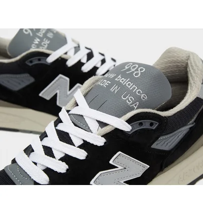Кроссовки мужские New Balance 998 Made In Usa Black U998BL