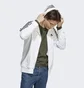 Толстовка мужская Adidas Essentials French Terry 3-Stripes Full-Zip Hoodie White Ic9836