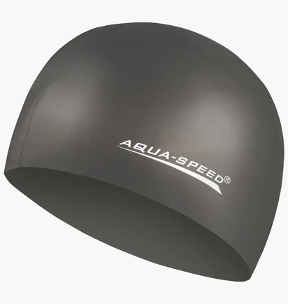 Шапочка для плавания Aqua speed Mega Black 100-07