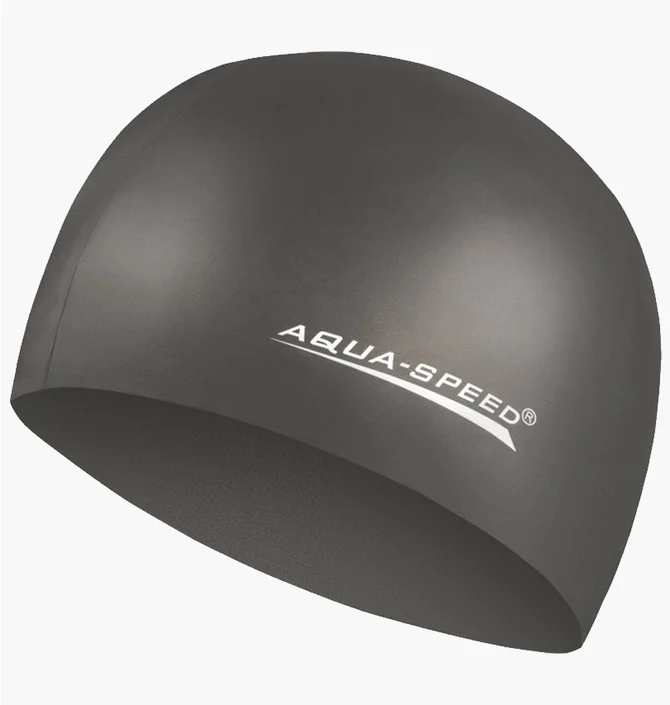 Шапочка для плавания Aqua speed Mega Black 100-07