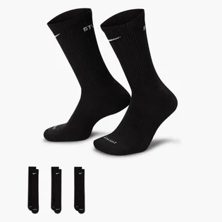 Носки унисекс Nike Everyday Plus X Stussy Dri-Fit Crew () Black (3 пары) FQ3054-010