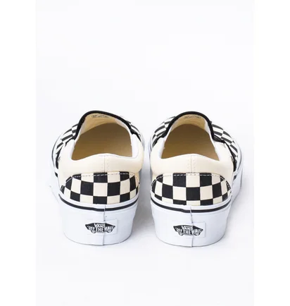 Кеди унісекс Vans Classic Slip-On Beige/Black VN00018EBWW1M