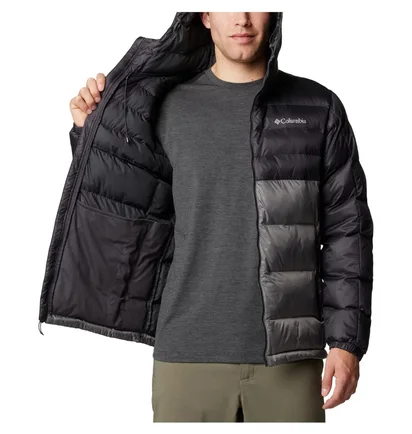 Пуховик чоловічий Columbia Buck Butte Ii Insulated Hooded Jacket Grey/Black 2086882023