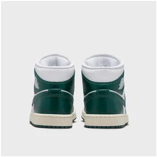 Кроссовки женские Air Jordan 1 Mid White/Green BQ6472-133