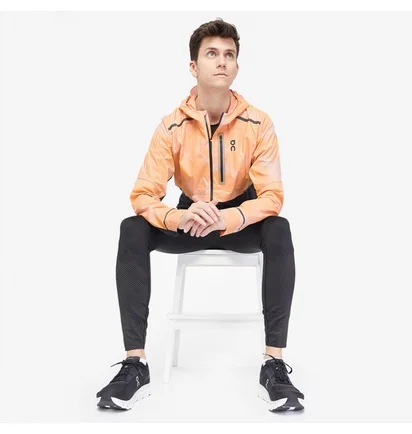 Ветровка мужская On Weather Jacket Lumos- Woodrose/Black Orange 1MD30311285