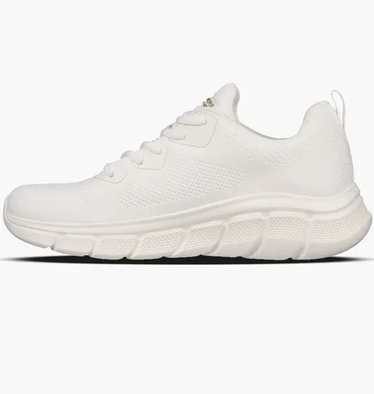 Кроссовки женские Skechers Bobs Sport B Flex Hi — Parallel Force White 117342-OFWT