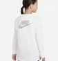 Лонгслів дитячий Nike Big Kids Long-Sleeve T-Shirt White Dm3456-100