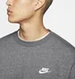 Свитшот мужской Nike M NSW CLUB CRW BB Grey BV2662-071