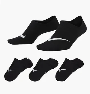 Шкарпетки жіночі Nike U Nk Everyday Plus Ltwt Footie Black (3 пари) SX5277-011