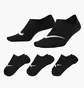 Шкарпетки жіночі Nike U Nk Everyday Plus Ltwt Footie Black (3 пари) SX5277-011
