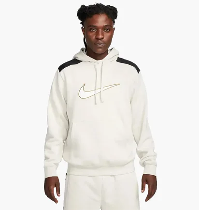 Худи мужское Nike M Nsw Sp Flc Hoodie Bb White FN0247-104