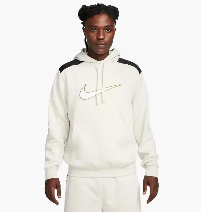 Худи мужское Nike M Nsw Sp Flc Hoodie Bb White FN0247-104
