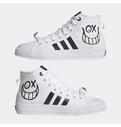 Кроссовки мужские Adidas Nizza High Rf X André Saraiva Shoes White Hq6861