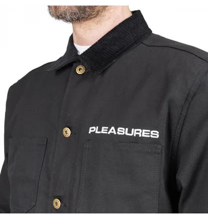 Куртка унісекс Pleasures Spike Chore Jacket Black P21SP026-BLACK