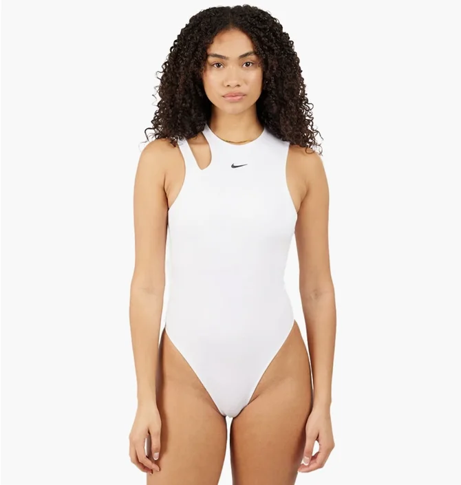 Боди женское Nike W Nsw Essntl Bodysuit Tank White DV7886-100