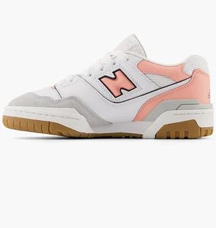 Кроссовки детские New Balance 550 Big Kid White/Peach GSB550SK