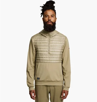 Анорак мужской Saucony Solstice Oysterpuff Hoody Olive 800351-CF