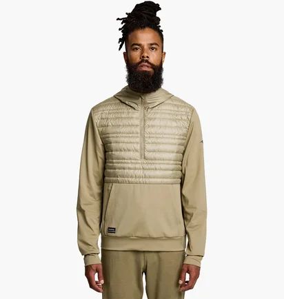 Анорак чоловічий Saucony Solstice Oysterpuff Hoody Olive 800351-CF