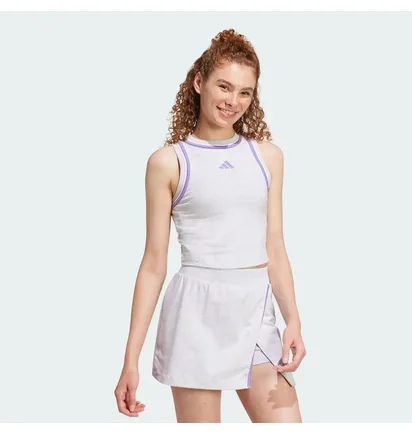 Майка женская Adidas Essentials Color-Pop White/Violet JN6988